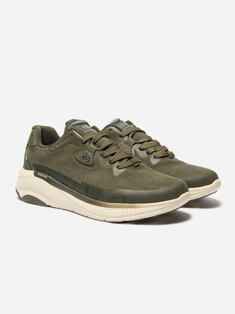 Chaussures de running homme - EASYFOX Kaki 3/5