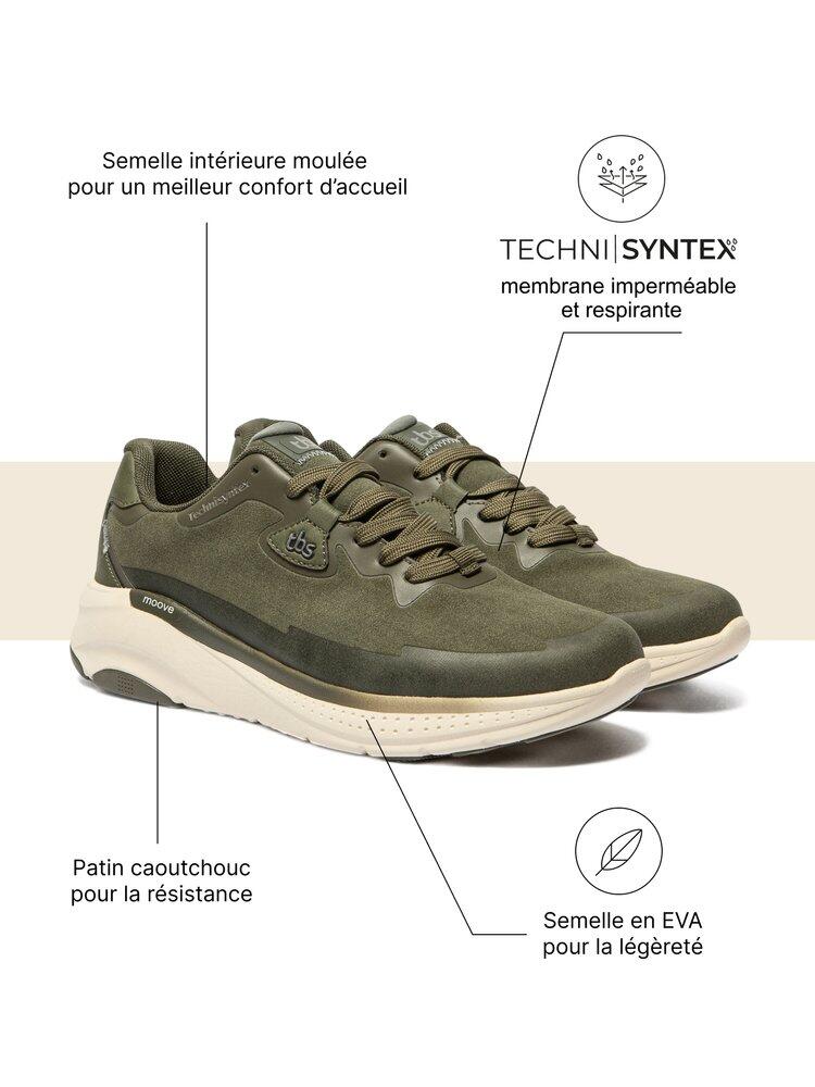 Chaussures de running homme - EASYFOX Kaki 2/5