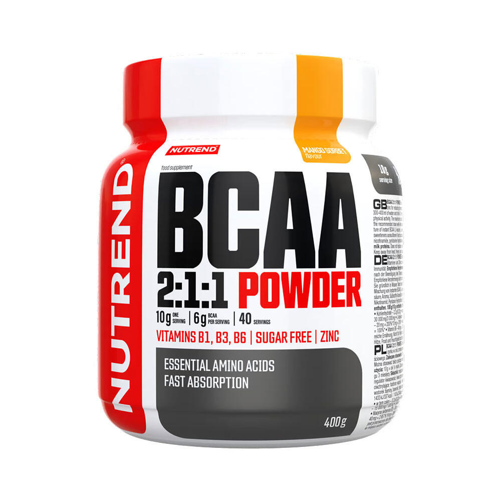 Nutrend - Bcaa | Bcaa 2:1:1 Powder (400g) | Mangue - Bcaa - No Size - Decathlon