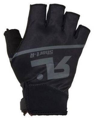 Paar rafal short-r korte handschoenen zwart grijs