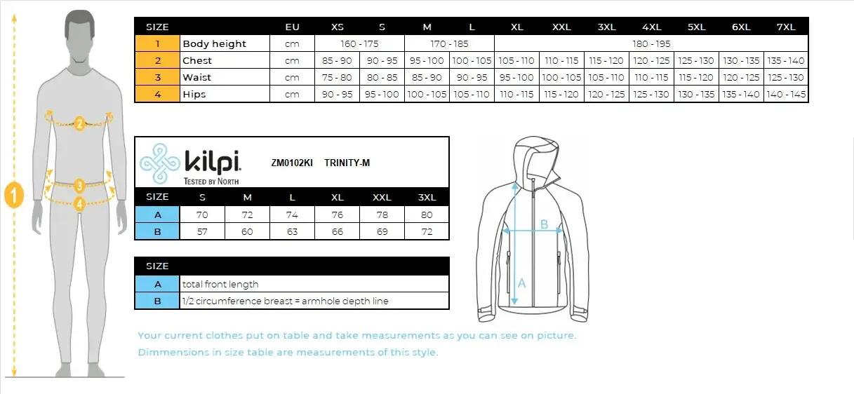 Regenjacke Kilpi Trinity 6/7