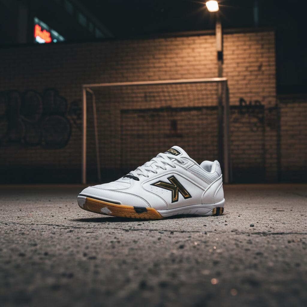 Kelme Zapatillas De Fútbol Sala Special Player Precision Blanco Dorado Negro Uni 7/7