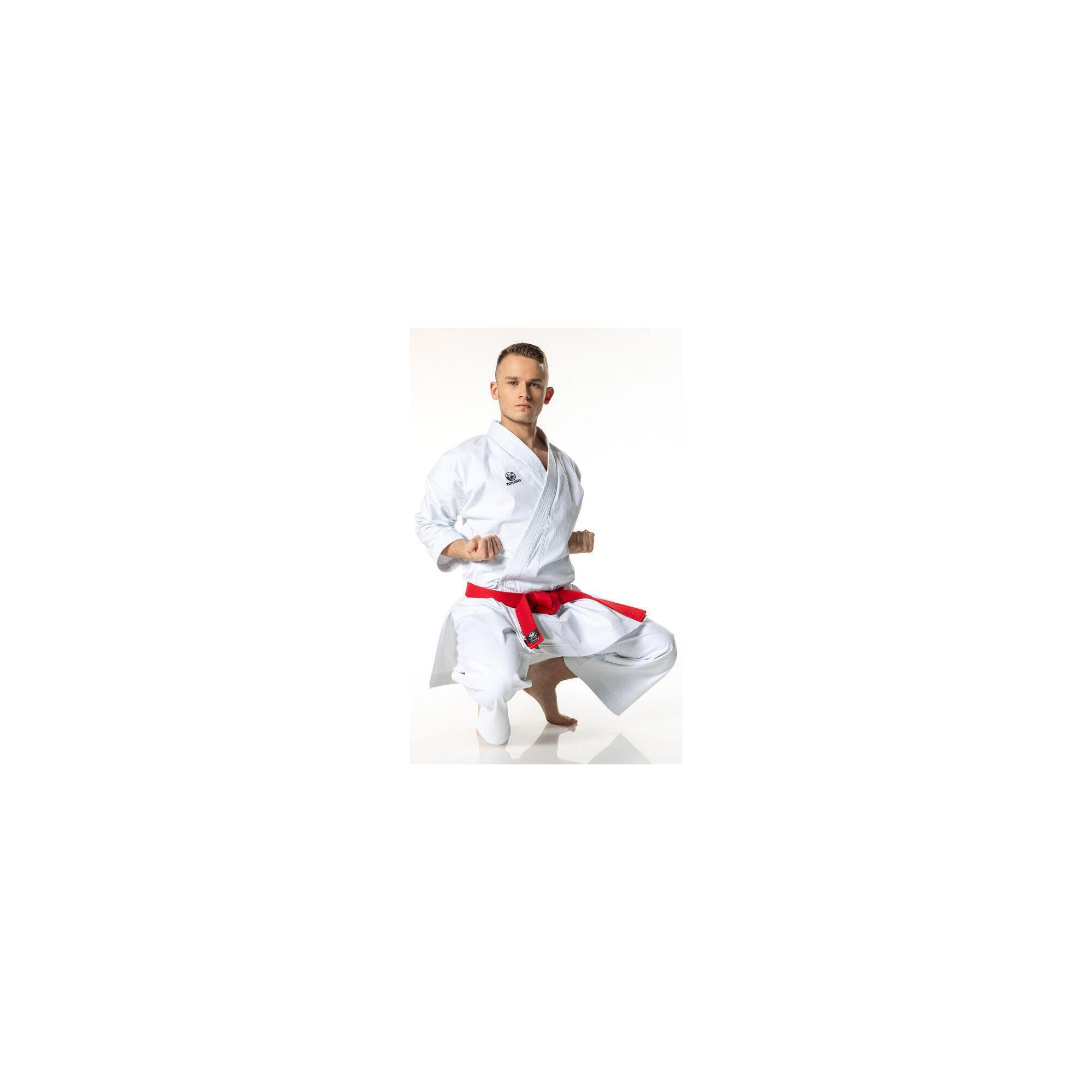Kimono TOKAIDO Kata Master Athletic Alb aprobat WUKF