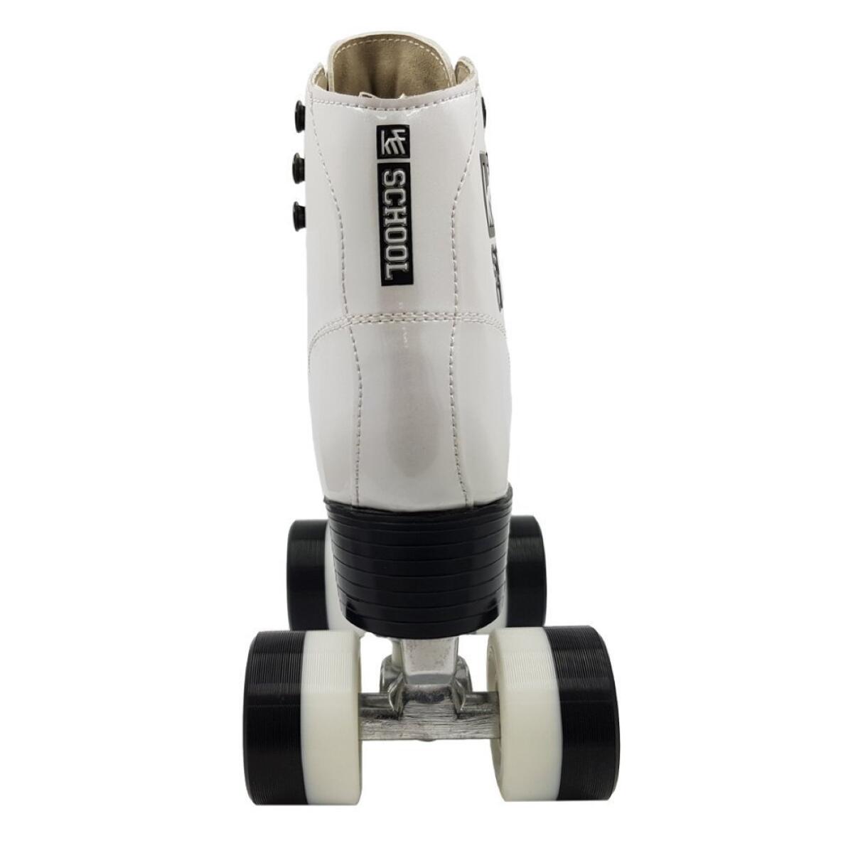 Patin Artistico Roller Krf Plantilla Aluminio Bota Cuero 4/4