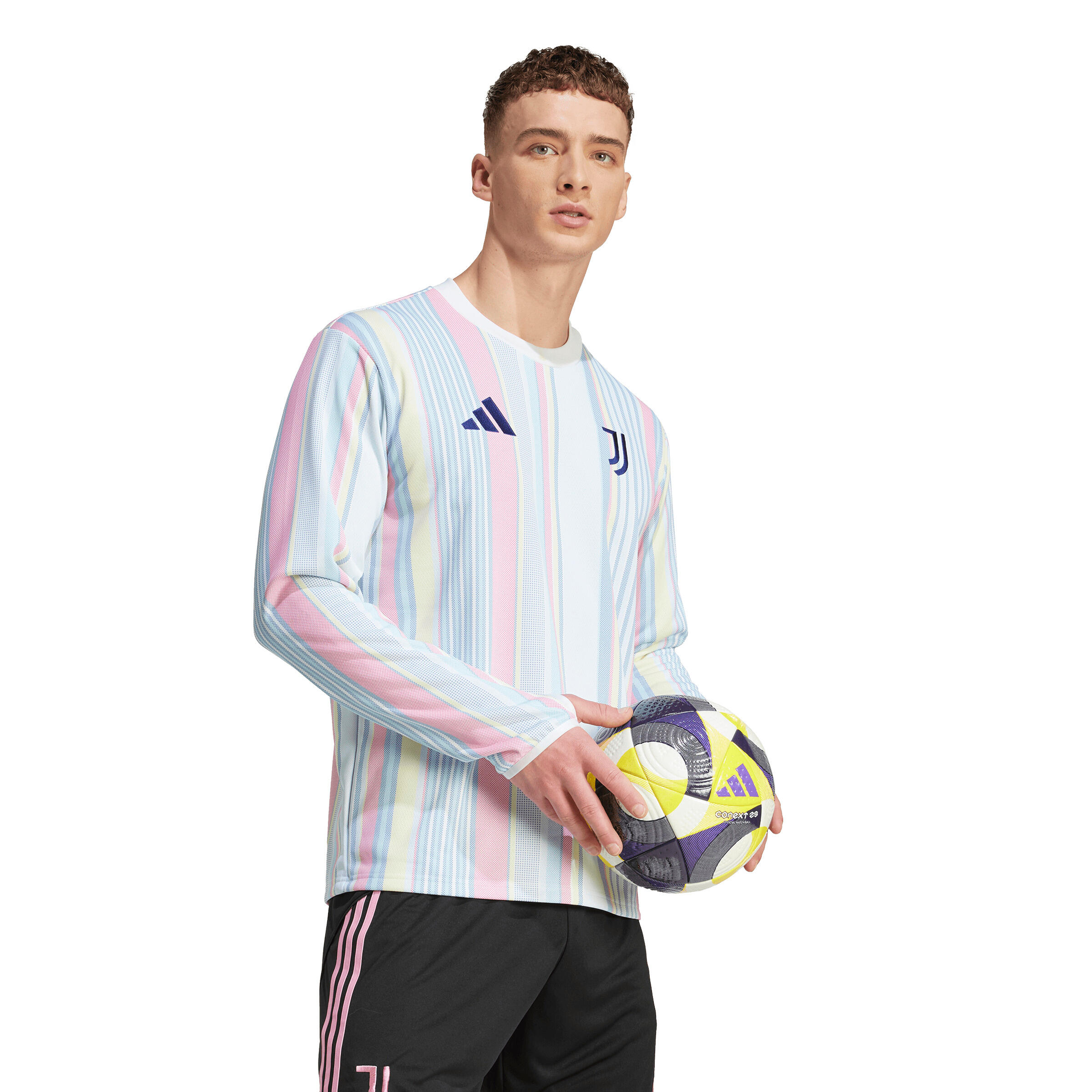 Juventus Turin langärmliges Prematch-Trikot 2025/26 5/7