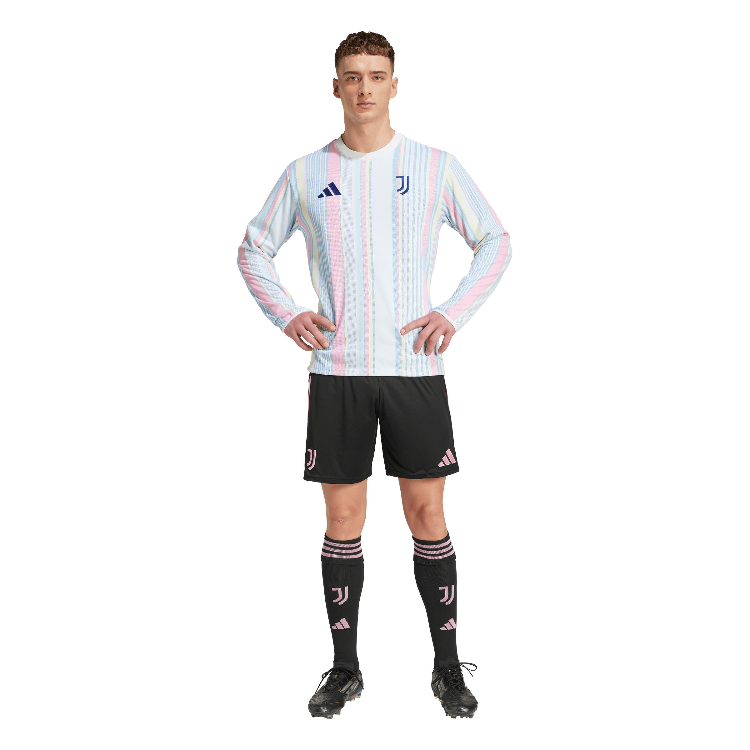 Juventus Turin langärmliges Prematch-Trikot 2025/26 4/7