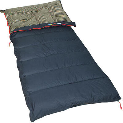 Polydaun ijsvogel slaapzak - navy/print - 85x210 cm