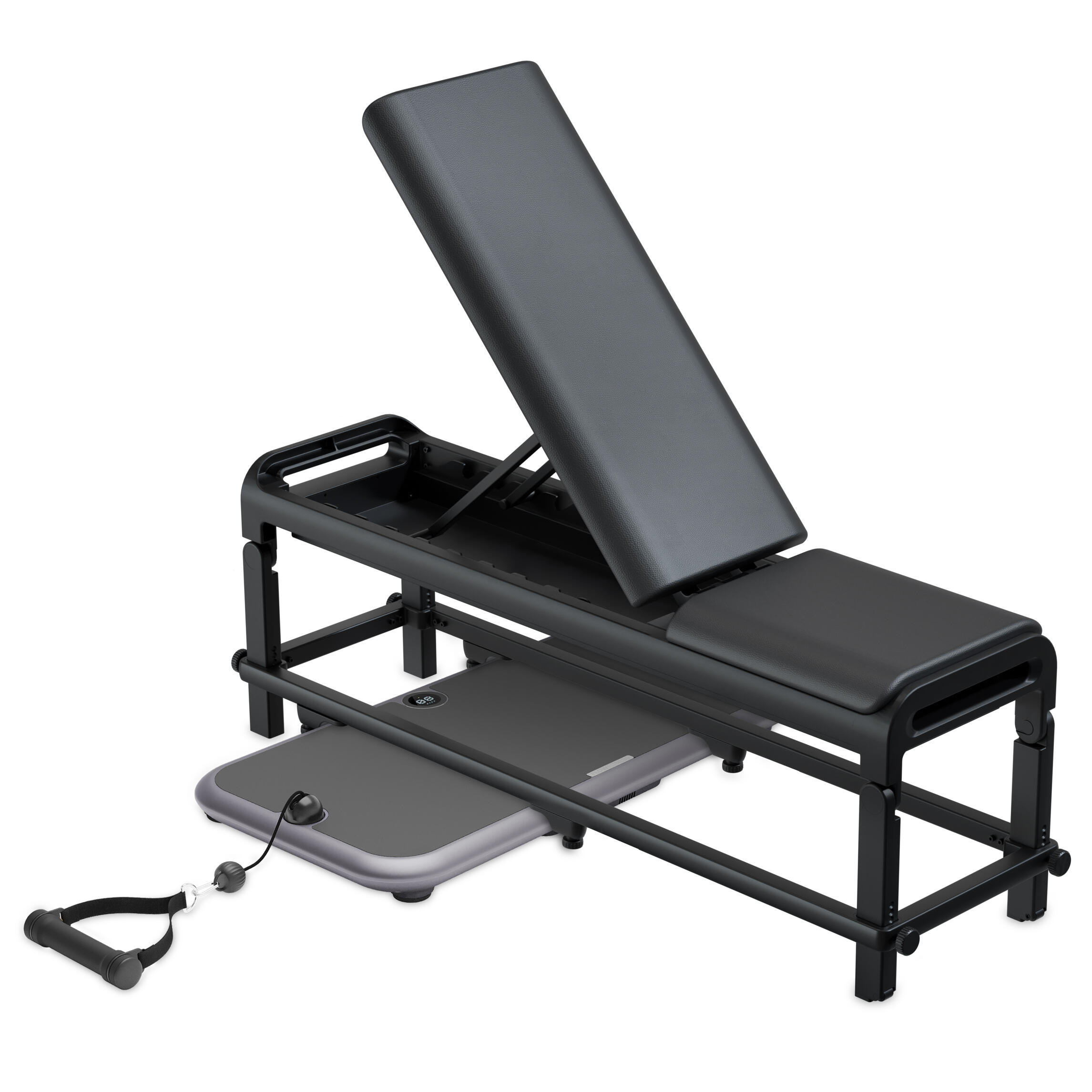 Flow Fitness - Flow Fitness Dsg200i Avec Perform Fitnessbank - Smart Home Gym - Appareil À Charge Guidée - Noir - Taille Unique - Decathlon