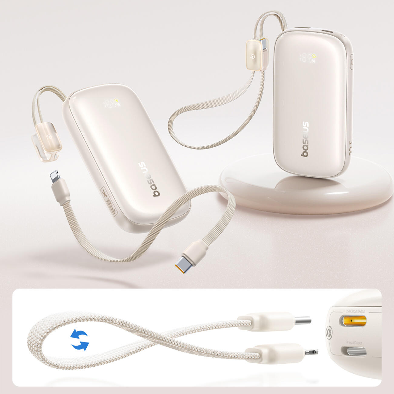 Powerbank Baseus 10000mAh 22,5W USB-C USB-A 4/7