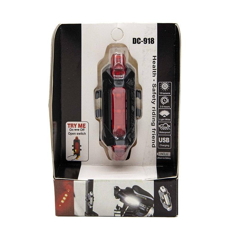 Luz de advertencia recargable roja 4/4