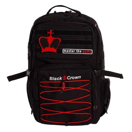 BACKPACK BLACK CROWN SPARTAN BLACK/RED A005989