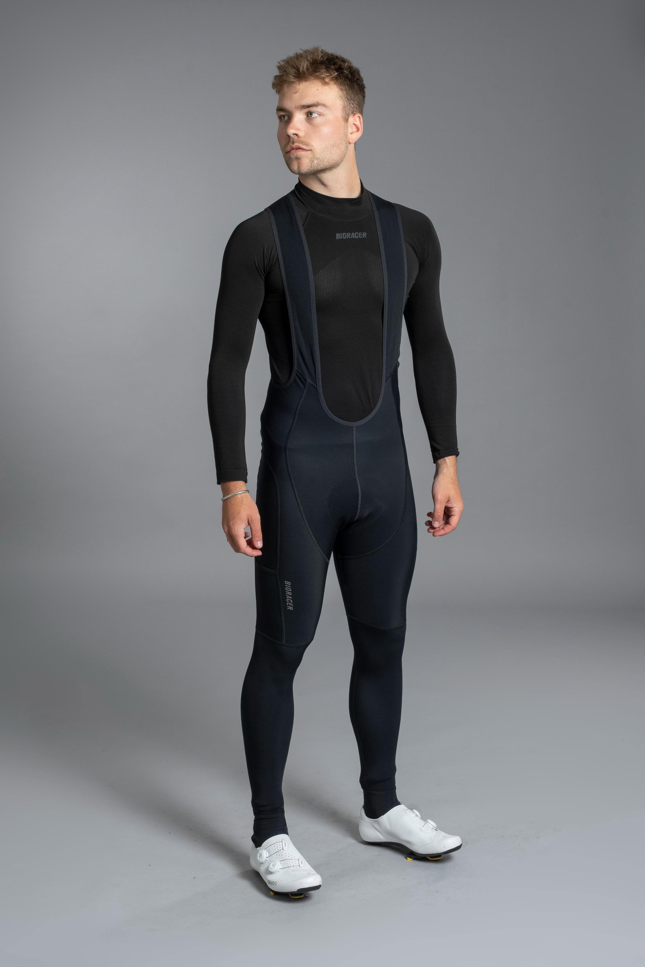 Cuissard Long Cyclisme Hiver Isolant Déperlant Homme - Tempest Gravel Noir 3/7