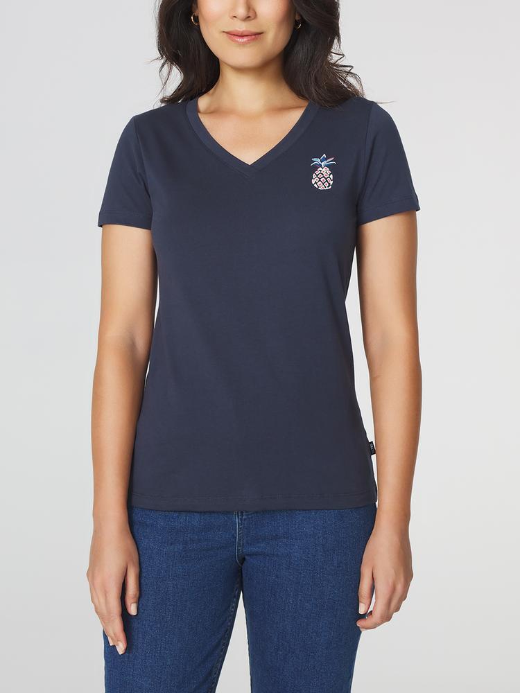 T-shirt manches courtes femme - KESSYTEE Navy 2/5