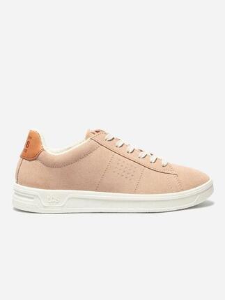 Sneakers - Femme - Cuir Made in France - FELICIE - Vert d'eau
