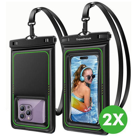 Ensemble de 2 étuis étanches pour téléphone – Pochette étanche