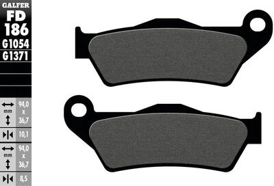 Galfer remblokken fd186 brake pad fd186 g1054 organic