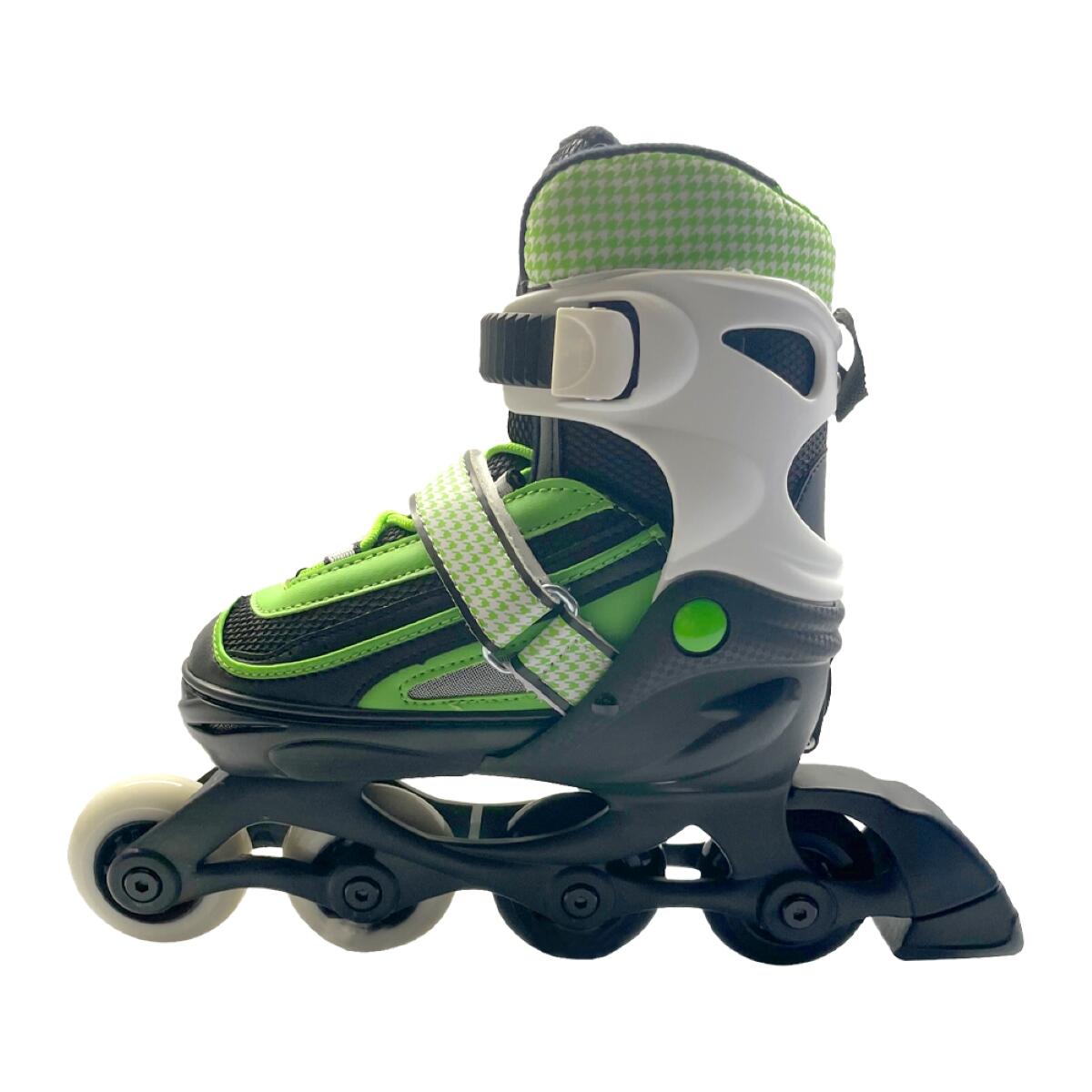 KRF PATÍN EN LÍNEA AJUSTABLE SOFT NEW PATA DE GALLO VERDE 3/4