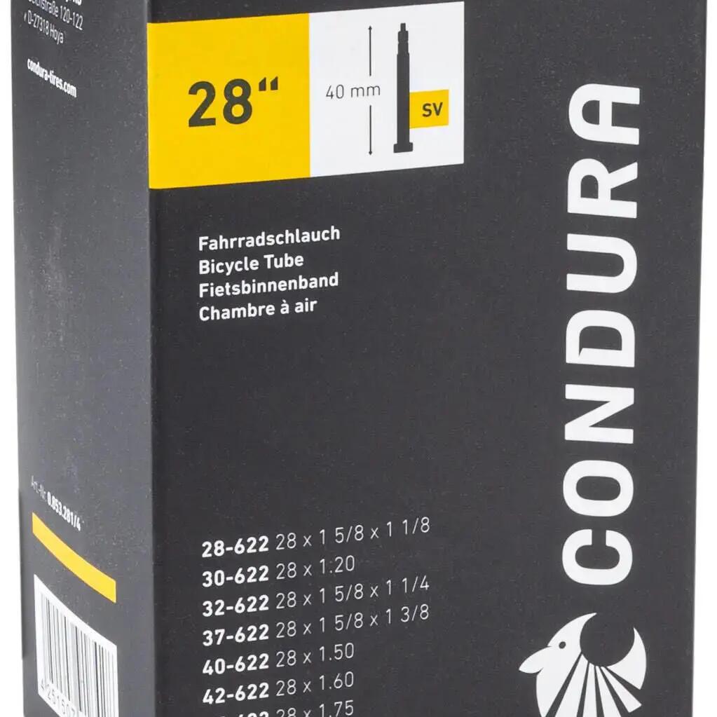 CONDURA 28" bicycle inner tube, SV40, 28/47-622/635.