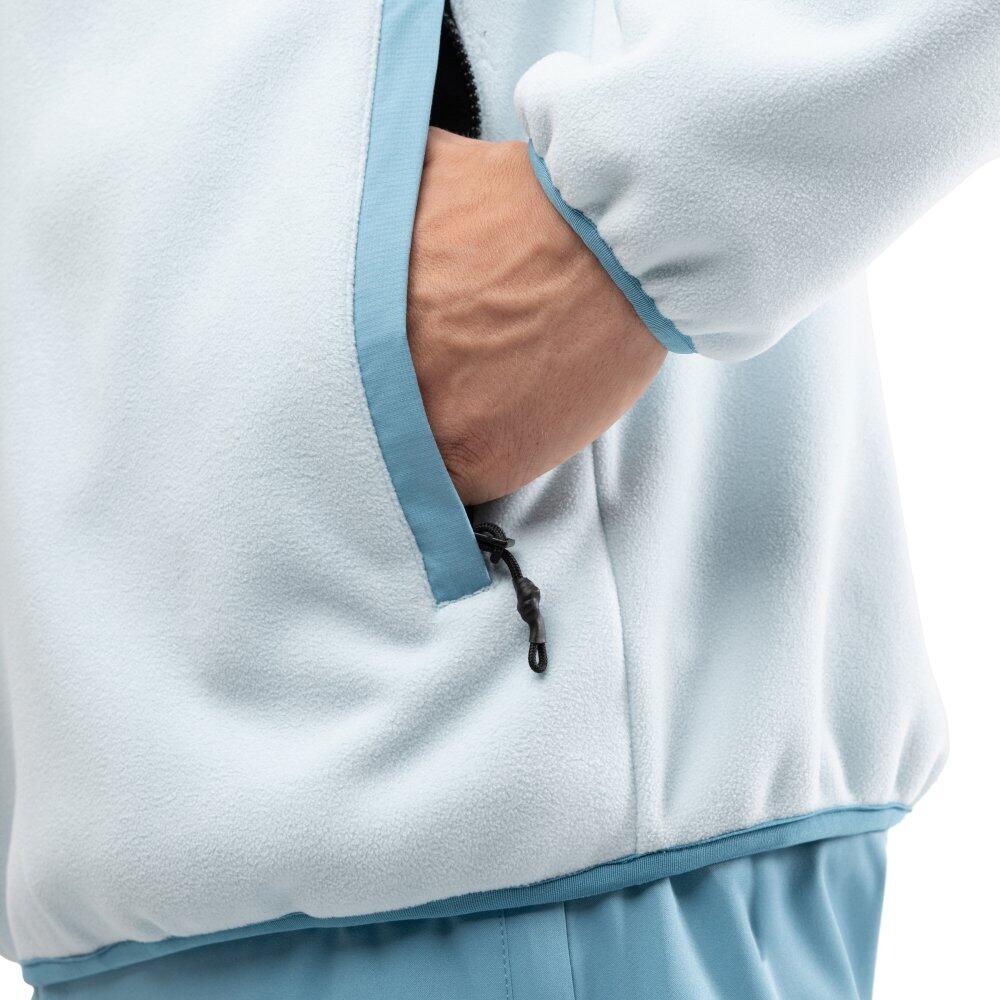 Camisola polar grossa com meio fecho para homem Desportos de inverno Nagano Azul 4/8