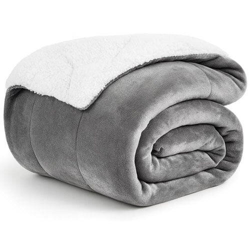 Coperta in pile – 150×200 cm – grigio