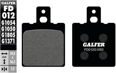 Galfer remblokken fd012 brake pad fd012 g1050 organic