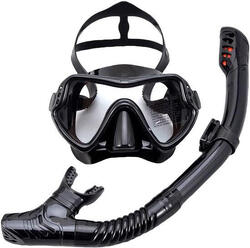 Masque de snorkeling ensemble complet noir