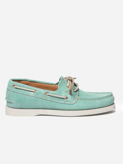 Chaussures bateau femme PHENISE Vert D'eau