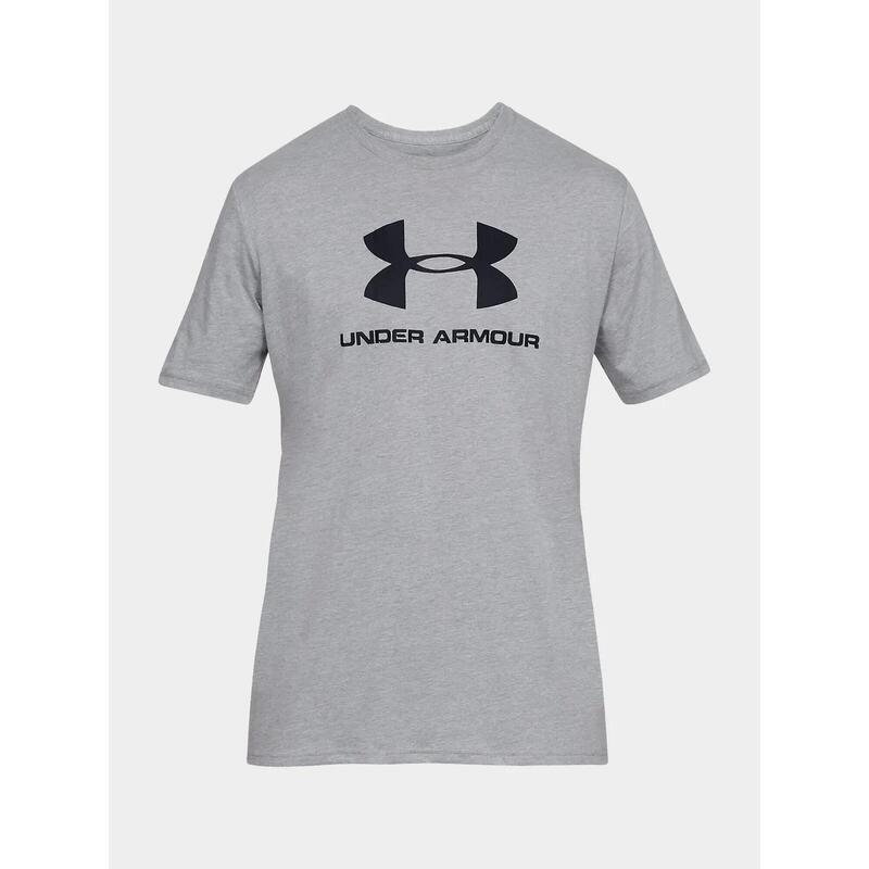 Tricou mers bărbați Sportstyle Logo Ss, gri