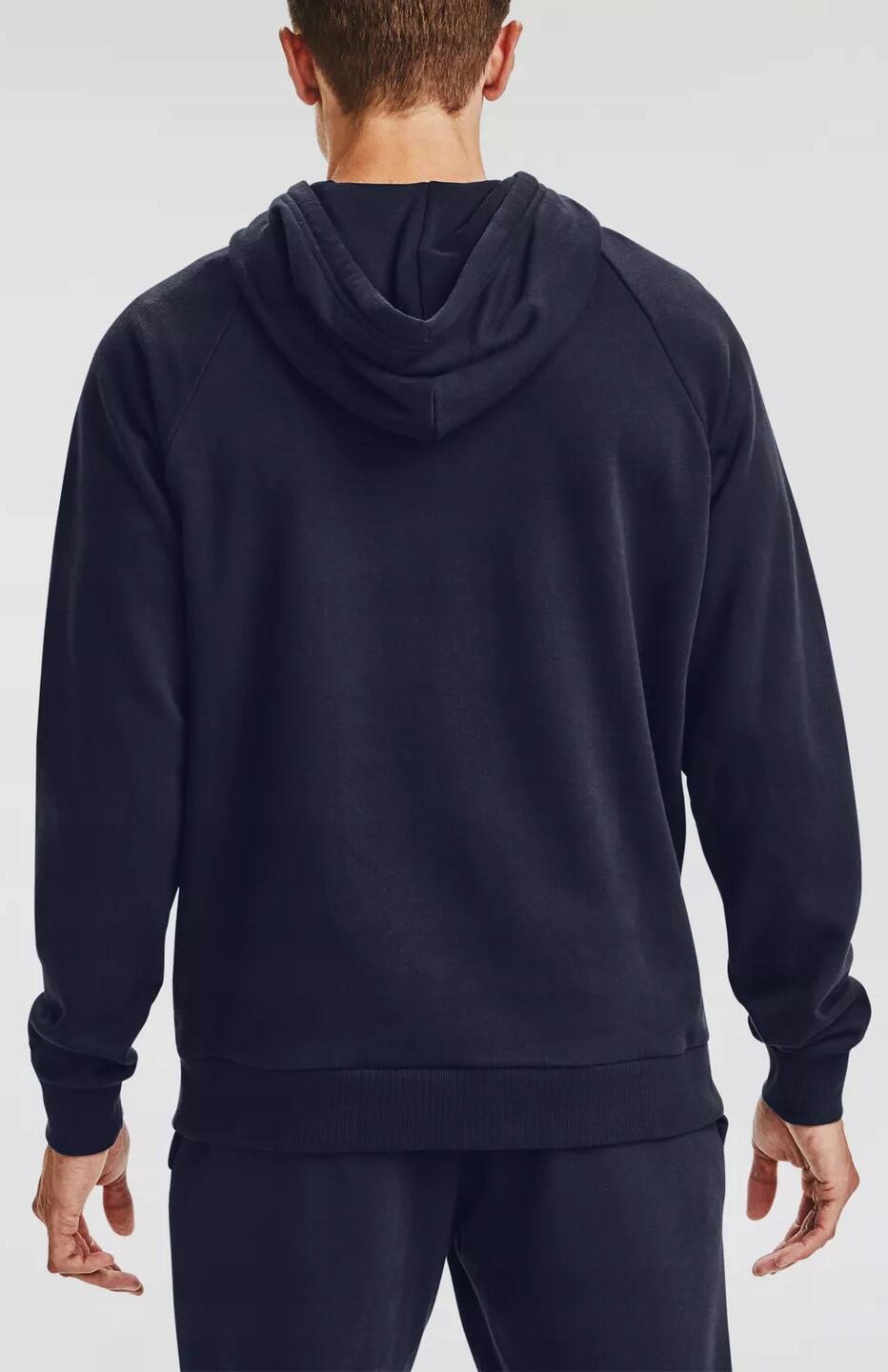 Sweat À Capuche Entraînement Style Gros Logo RIVAL Homme (Bleu Marine) 3/7
