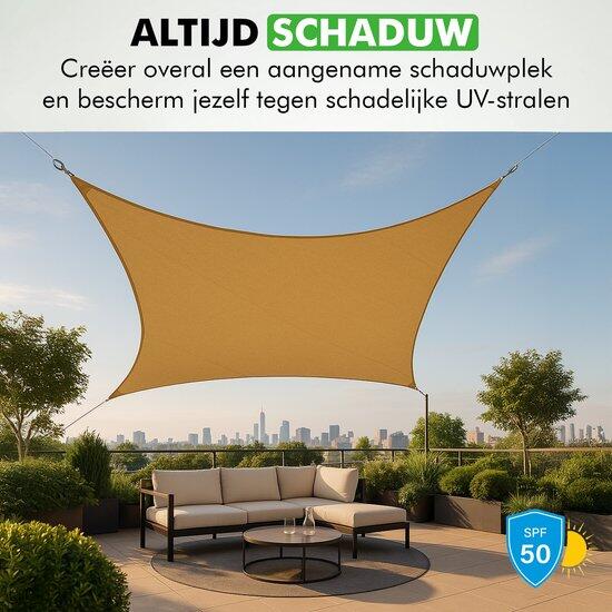 Voile d’ombrage – rectangulaire 2×3 m – beige – anti‑UV 3/7