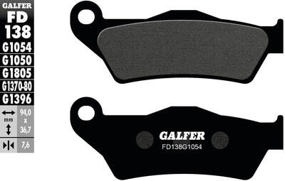 Galfer remblokken fd138 brake pad fd138 g1054 organic