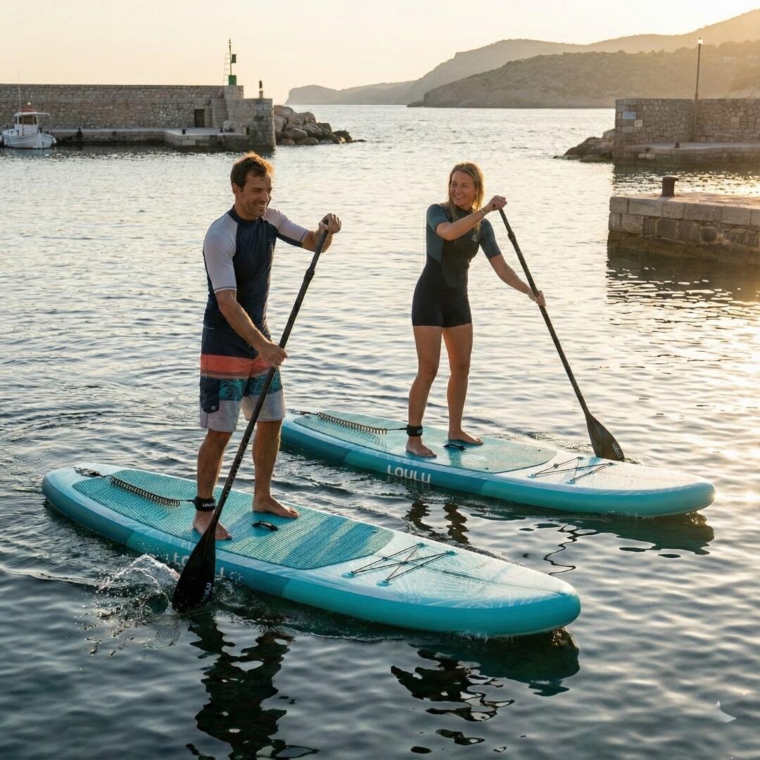 Loulu Aqua SUP Board Complete Set – Prancha Insuflável Estável 2/7