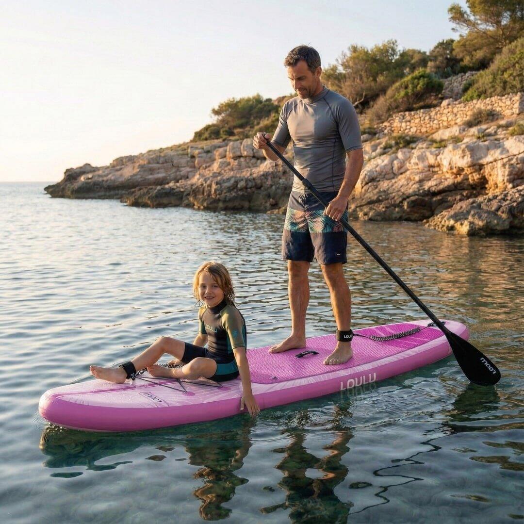 LOULU Rosa 10'4 Allround sup Set – Aufblasbares Board mit Zubehör & Paddel 3/7