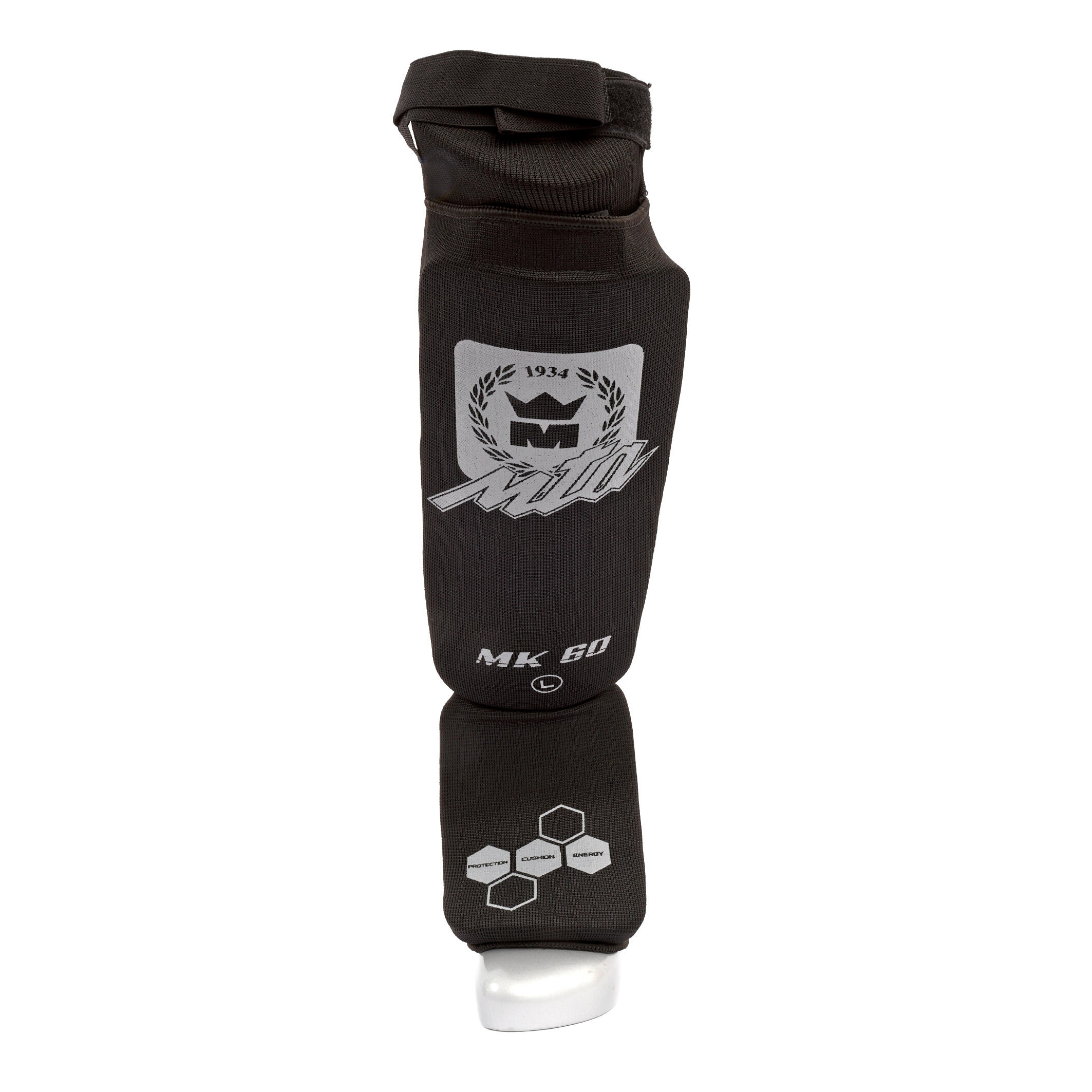 Kickboxing/fullcontact cotton shin/leg guards Montana MK 60 2/3