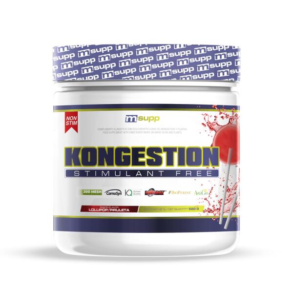 Kongestion Preworkout Without Stimulants - 320g Lollipop MASmusculo