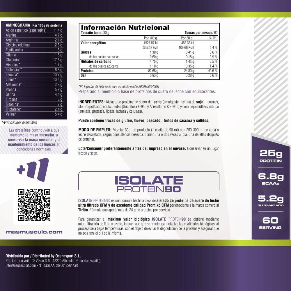 Isolate 90 CFM - 1,8 kg Tasses de beurre d'arachide de MASmusculo 5/6