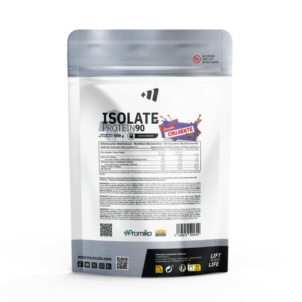 Isolato 90 CFM - 500 g Cioccolato Croccante MASMUSCULO 2/4