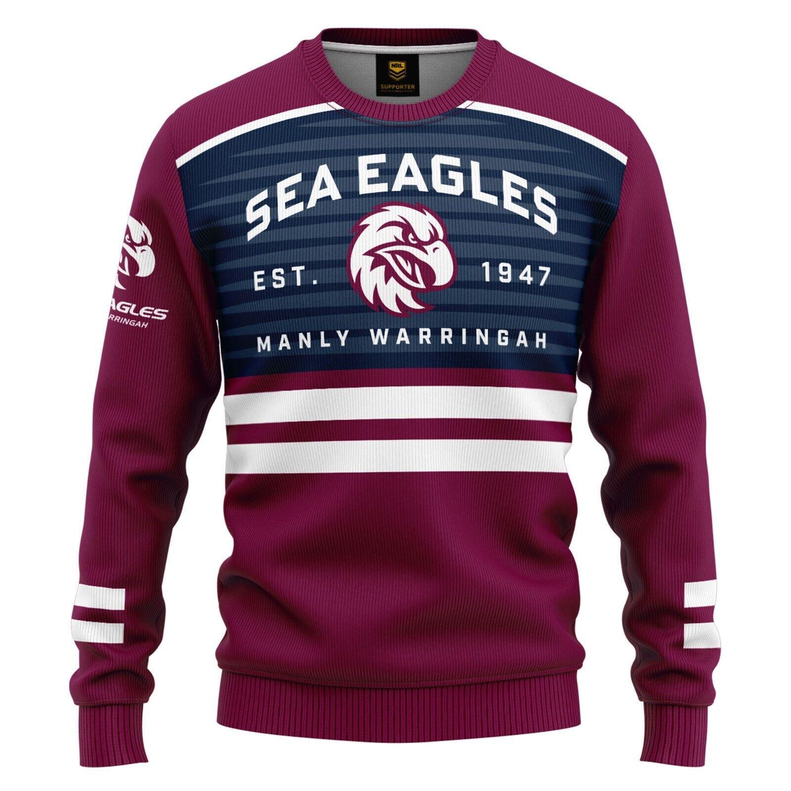 NRL Kids Victory Pullover - Manly Sea Eagles - Infant Baby - Jumper