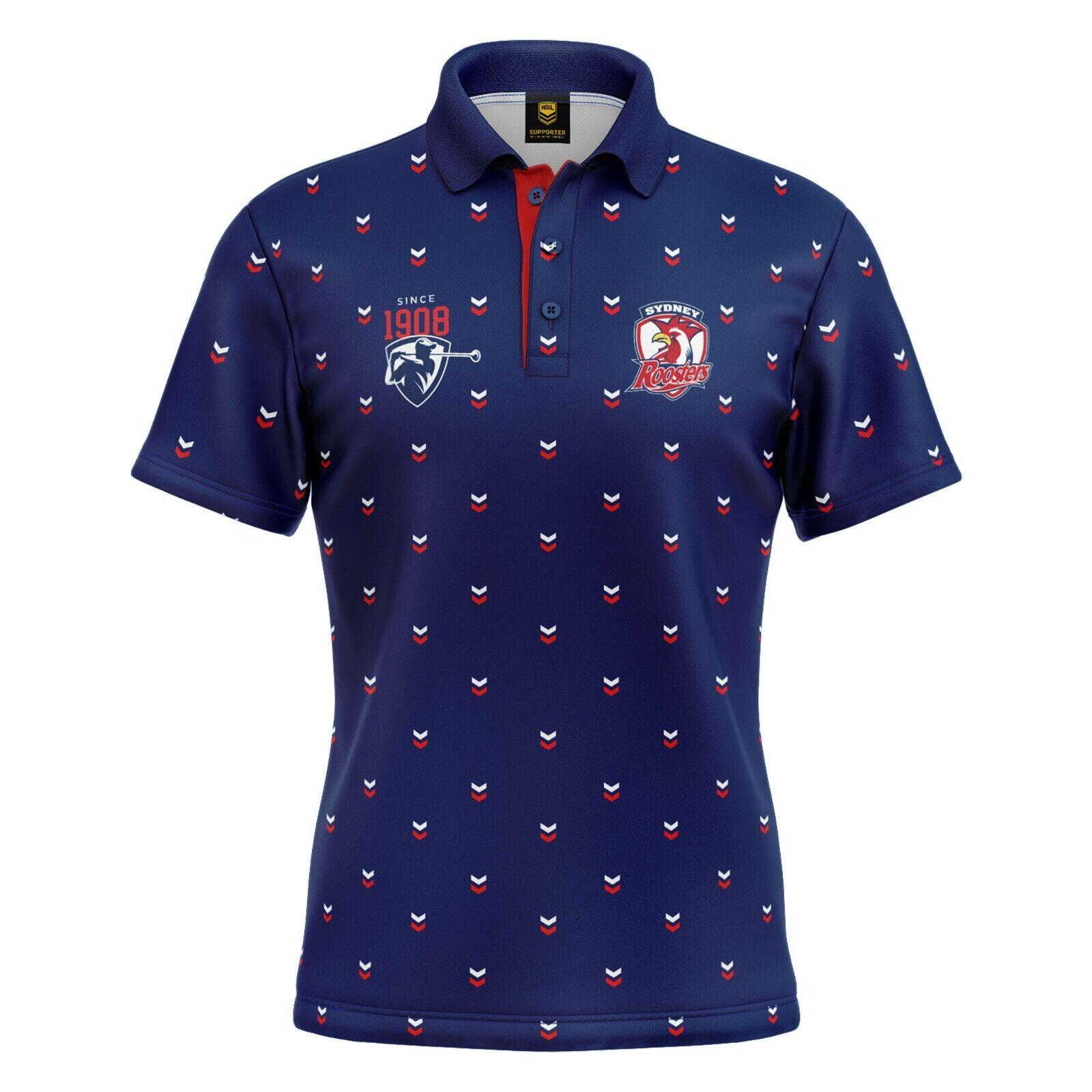 NRL Mulligan Golf Polo - Sydney Roosters - Adult - Mens - Polo