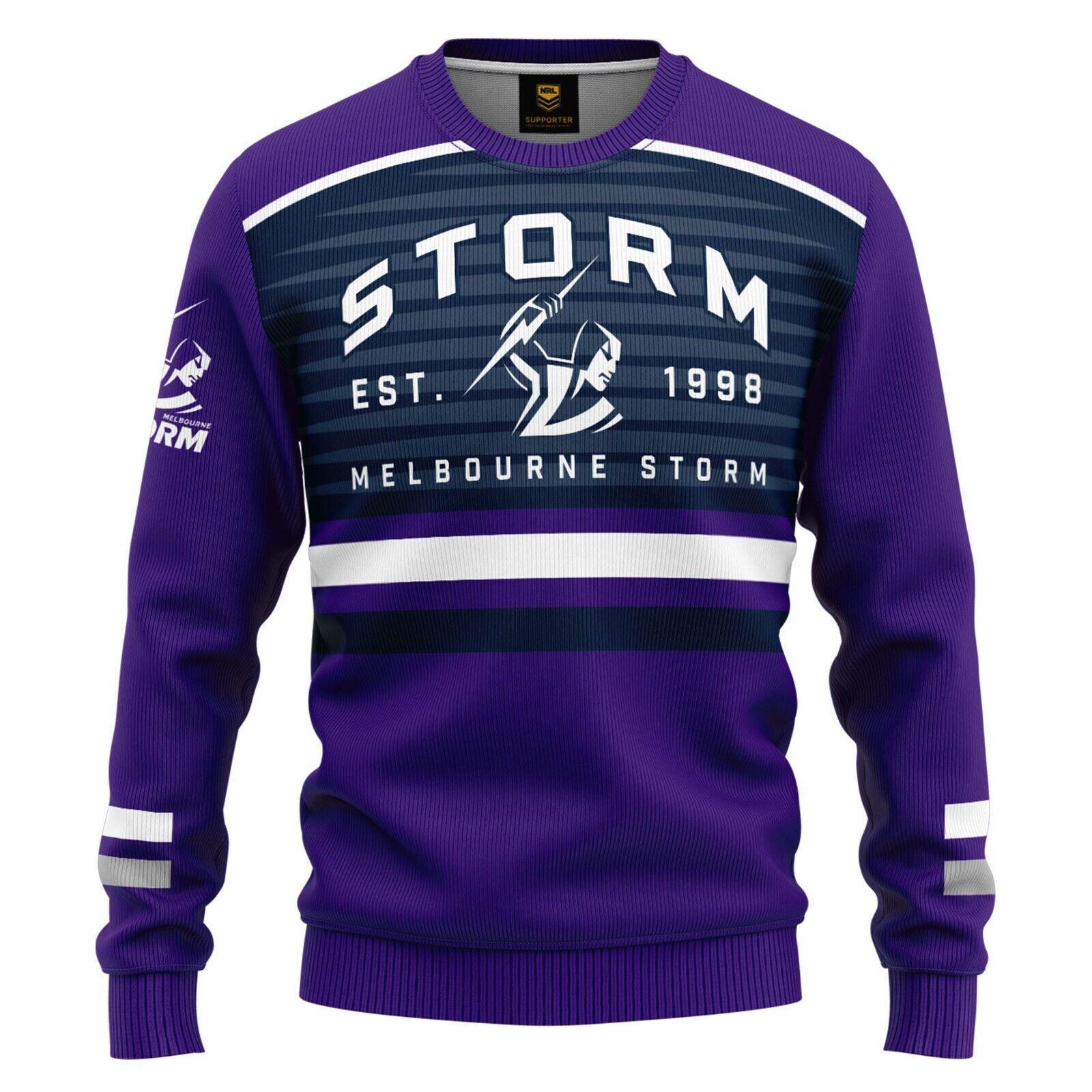 NRL Kids Victory Pullover - Melbourne Storm - Infant Baby - Jumper
