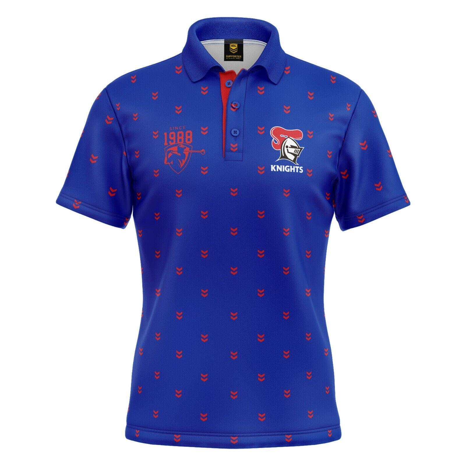 NRL Mulligan Golf Polo - Newcastle Knights - Adult - Mens - Polo