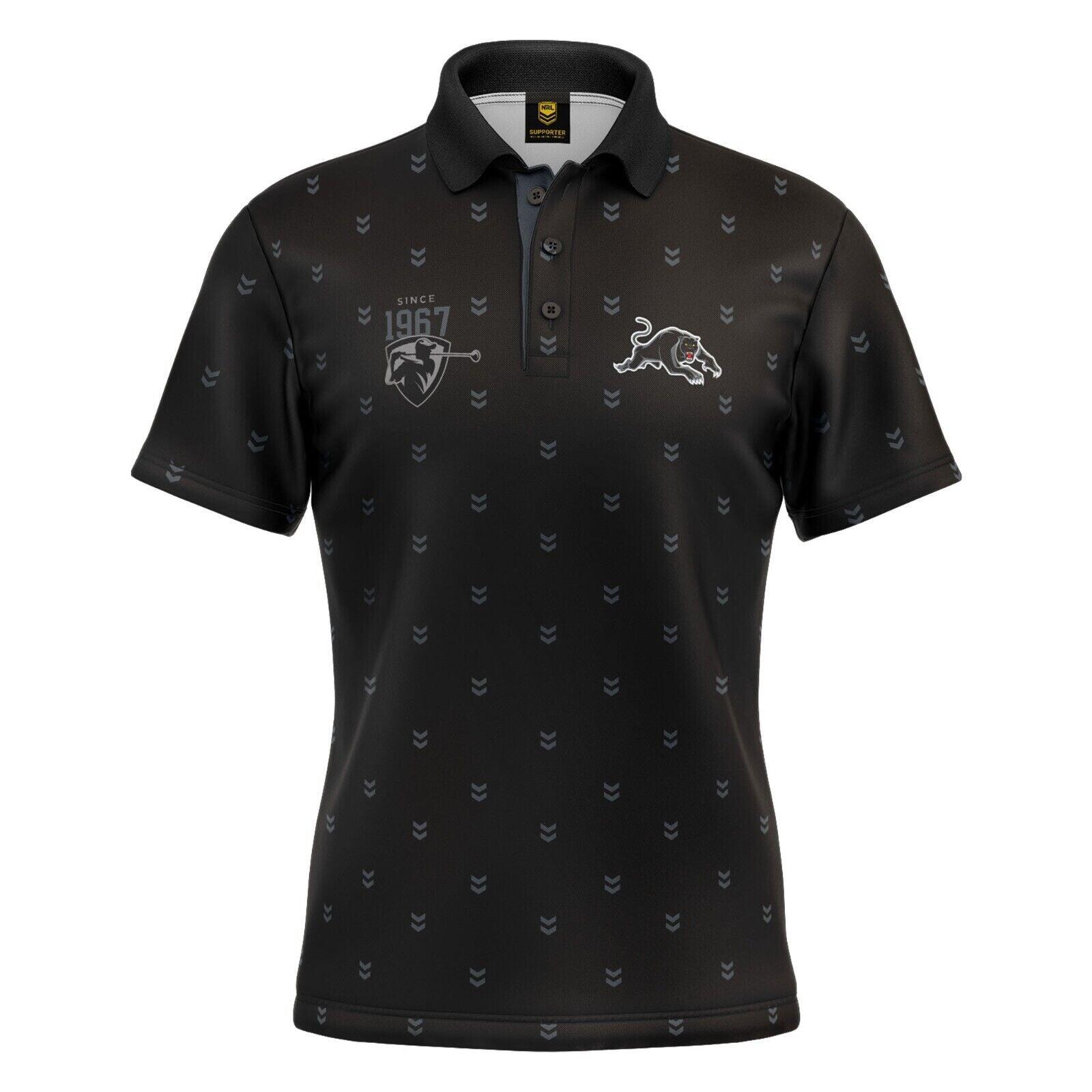 NRL Mulligan Golf Polo - Penrith Panthers - Adult - Mens - Polo