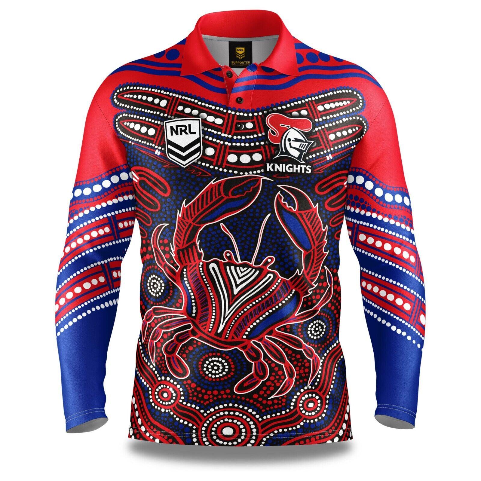 NRL Karumba Fishing Shirt - Newcastle Knights - Adult - Mens - Polo