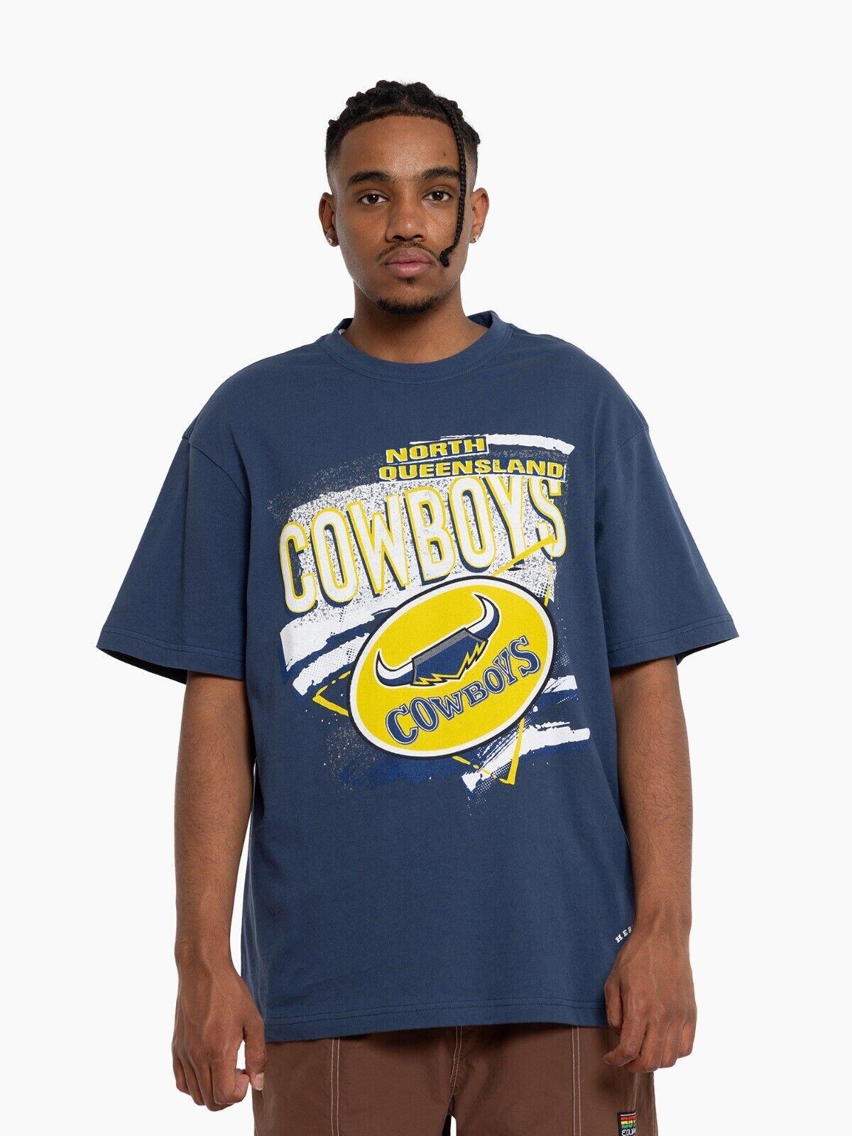 NRL Abstract Tee - North Queensland Cowboys - Shirt - T-Shirt - Mens - Adult