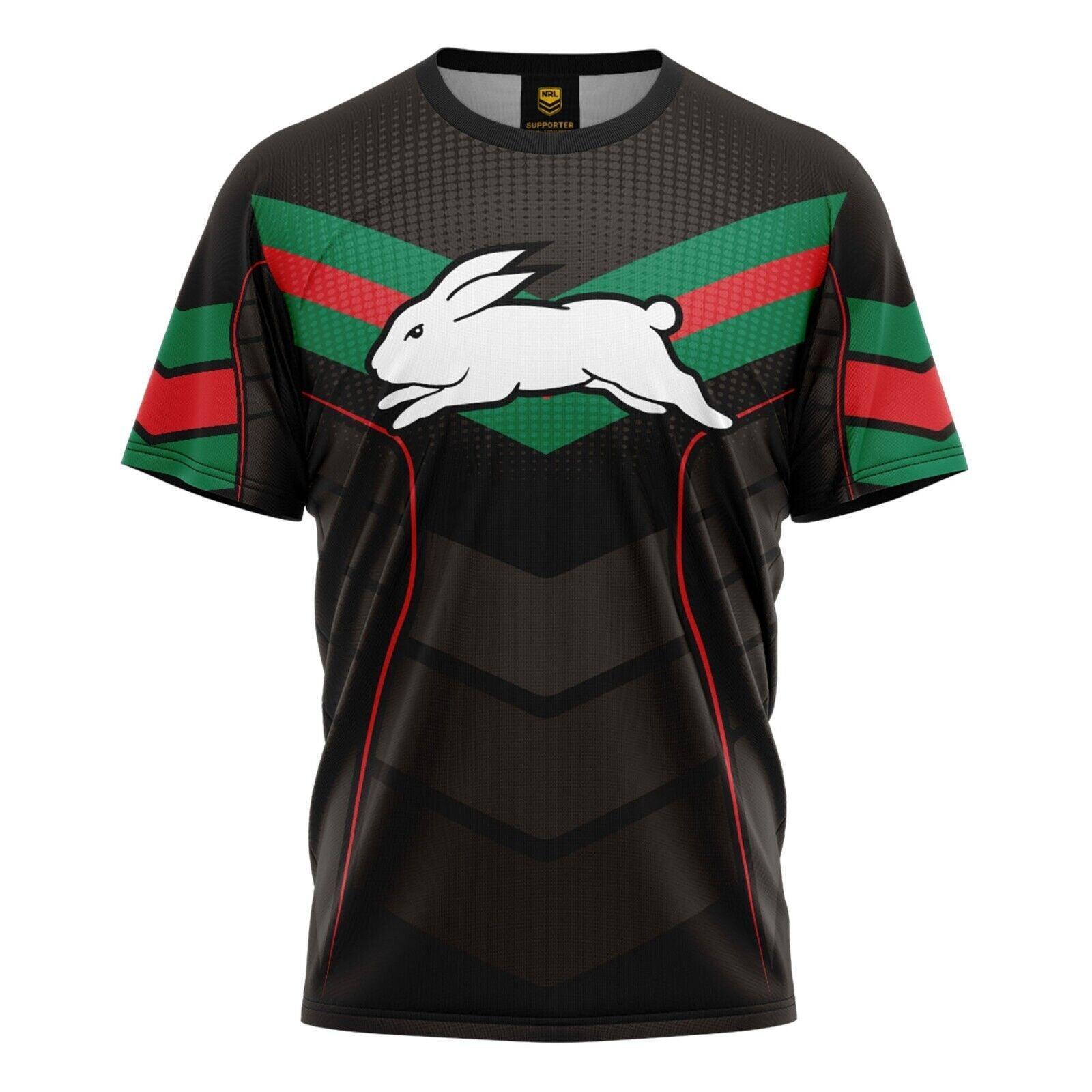 NRL Kids Chevron Tee Shirt - South Sydney Rabbitohs - Baby Child T-Shirt