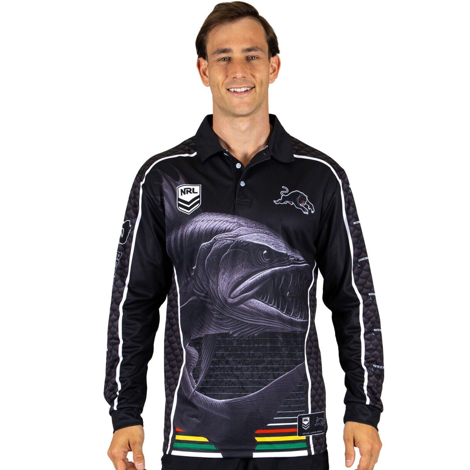 NRL Barracuda Fishing Shirt - Penrith Panthers - Youth - Polo