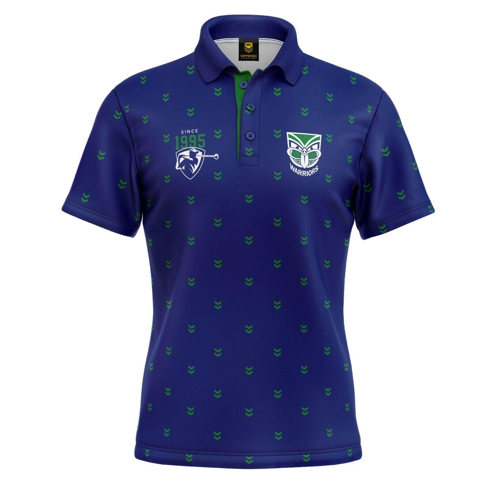 NRL Mulligan Golf Polo - New Zealand Warriors - Adult - Mens - Polo
