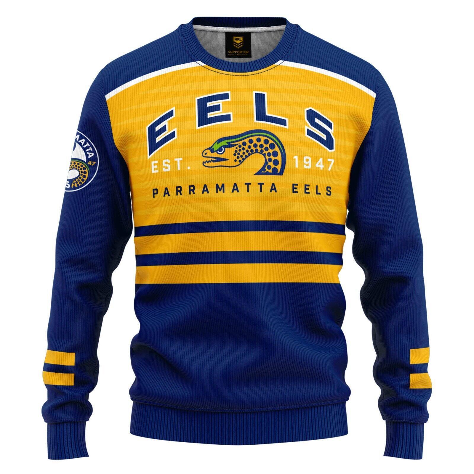 NRL Kids Victory Pullover - Parramatta Eels - Infant Baby - Jumper