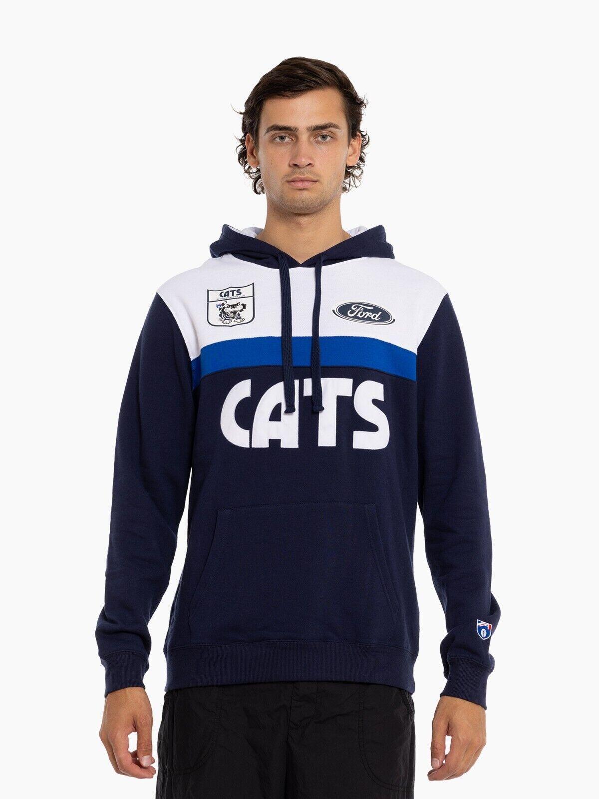 AFL Throwback OTH Hoodie - Geelong Cats - Adult - Hoody - Jumper