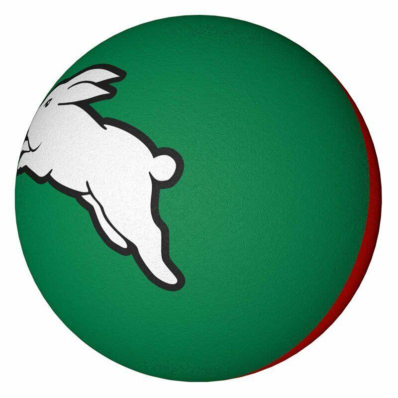 NRL Rubber High Bounce Hand Ball - South Sydney Rabbitohs - Single